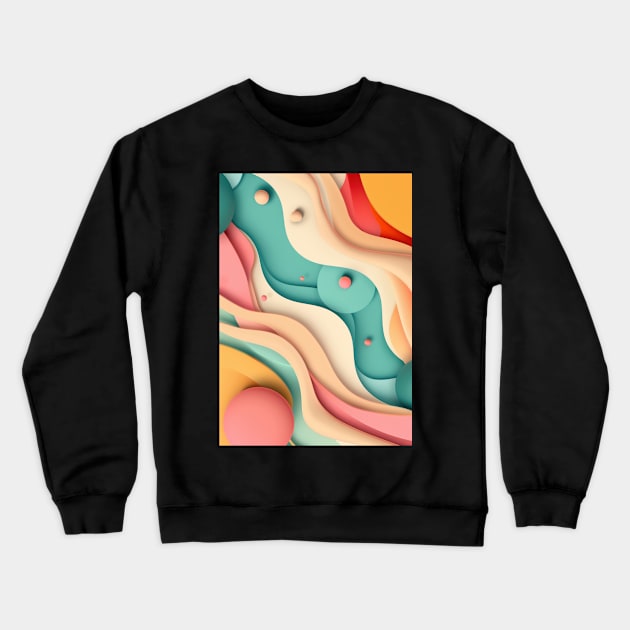 Color Swirl Harmony Crewneck Sweatshirt by star trek fanart and more